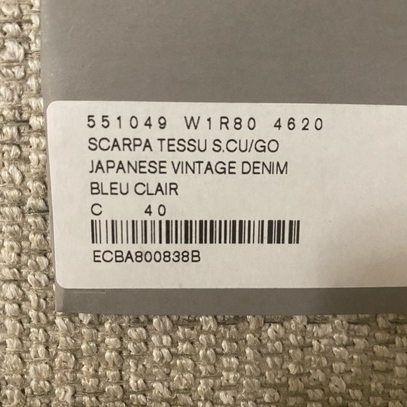 BALENCIAGA Denim Block Heel Mules Size 40 Blue NWT - Picture 8 of 8